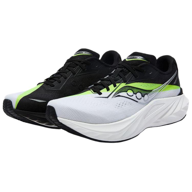 Saucony SLAY Full Speed 3 Rebound Running Shoes Unisex White Black Green