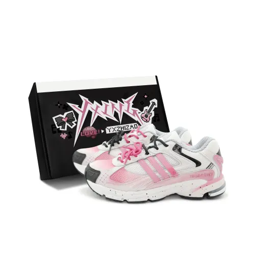 Adidas Originals Response Slip Resistant Abrasion Resistant Low top Running Shoes Unisex Black Pink