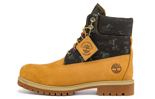 Timberland Heritage 6 Inch Boot 'Wheat Nubuck With Camo'