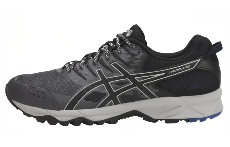 Asics Gel Sonoma 3 Low top Slip Resistant Men's Black Gray