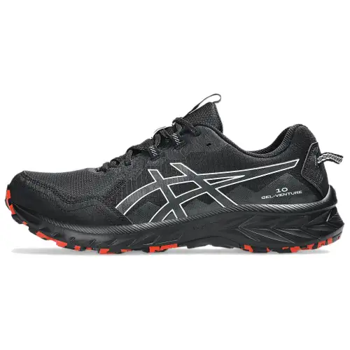 ASICS GEL VENTURE 10 Abrasion Resistant Abrasion Resistant Low top Running Shoes Men's Black Gray