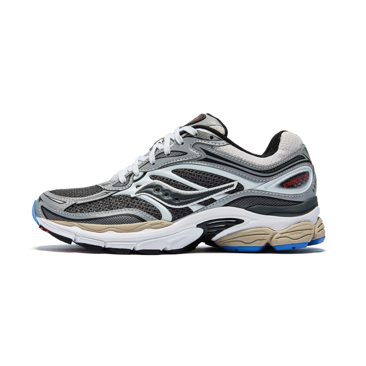 Saucony ProGrid Omni 9 Metallic Grey Silver