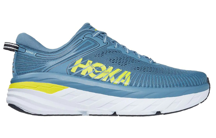 HOKA ONE ONE Bondi 7 Provincial Blue Citrus