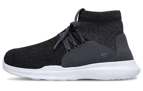 Skechers Go Run Mojo Comfortable And Breathable Mid top Casual Running Shoes Women's Black