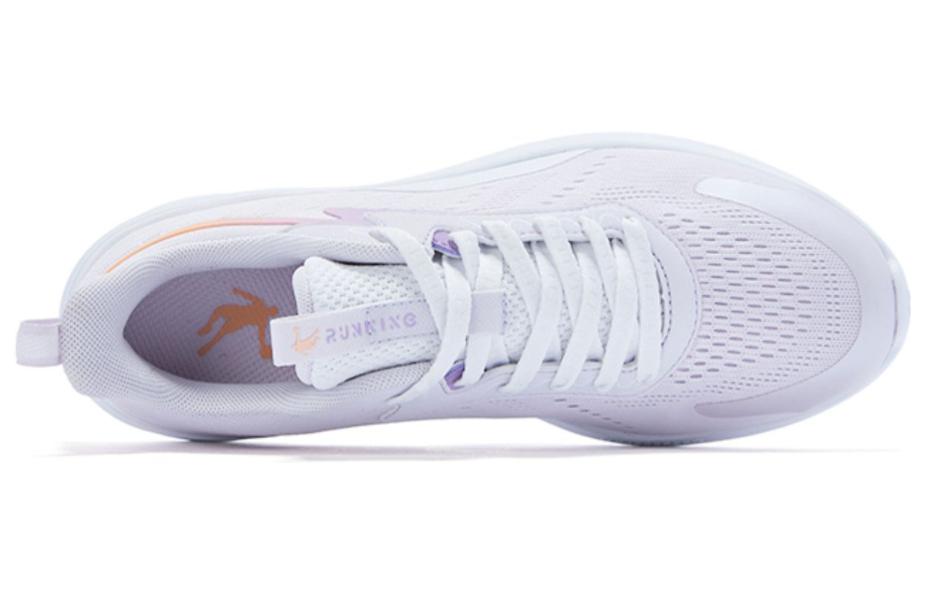 QIAODAN Comfortable Slip Resistant Lightweight Rebound Low top Running Shoes Women’s Light Purple