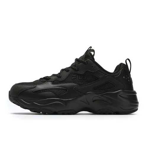 FILA Tracer Abrasion Resistant Low top Running Shoes Women's Black