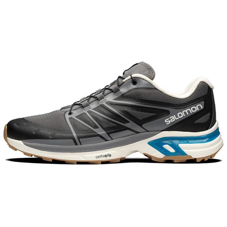 SALOMON Salomon XT-Wings 2 comfortable non-slip low-cut running shoes for men and women, gray