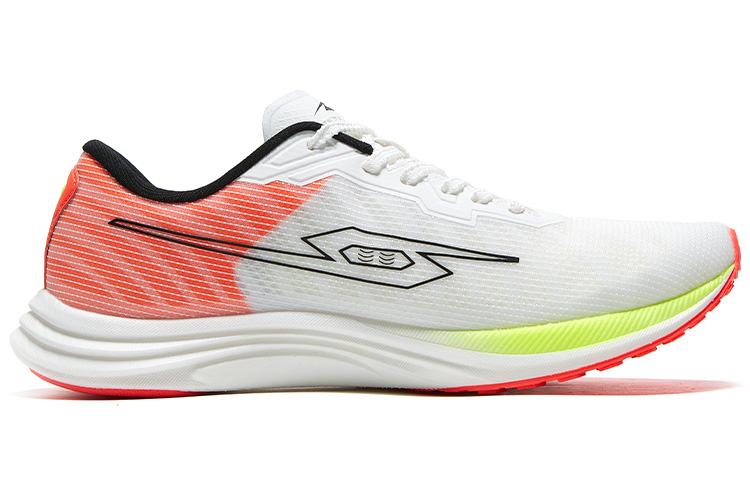 TANSHEZHE Cheetah 1.0 Low top Sprint Running Shoes Unisex White Red