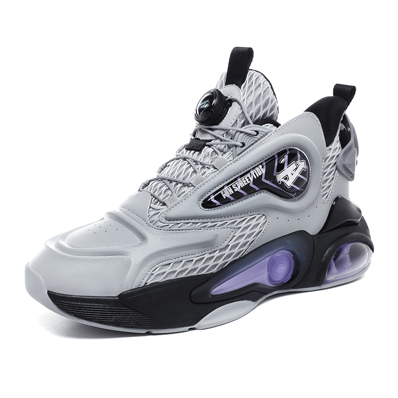 N·HOT Fashion And Versatile Comfortable Cushioning Height Increasing Breathable Mid top EVA+Air Cushion Combination