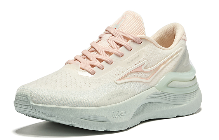 Erke Tianma 2.0 Summer Cushioning Rebound Low top Running Shoes Women’s Microcrystal White Shell Pink