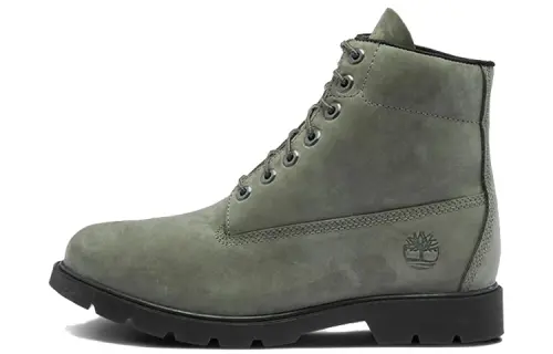 Timberland Basic 6 Inch Wide Fit Non contrast Boots 'Olive Green'