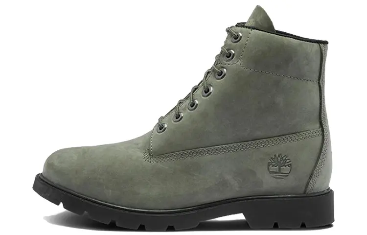 Timberland Basic 6 Inch Wide Fit Non contrast Boots 'Olive Green'