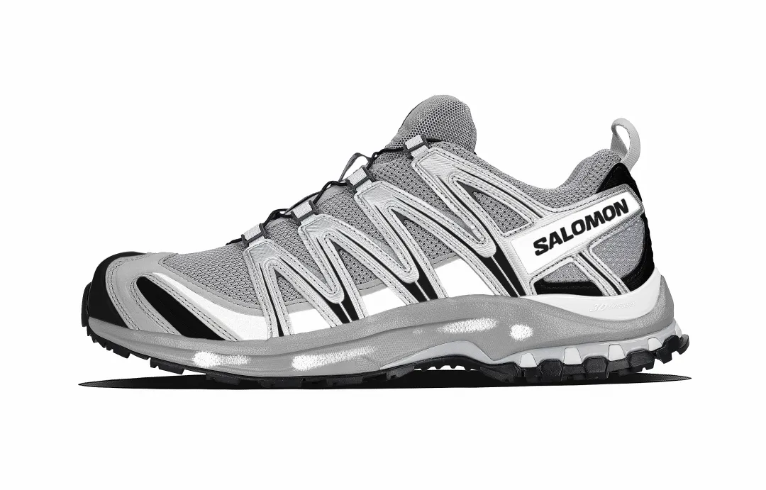 SALOMON XA PRO 3D Cushioning Abrasion Resistant Support Low top Trail Running Training Running Shoes Unisex Alloy Gray