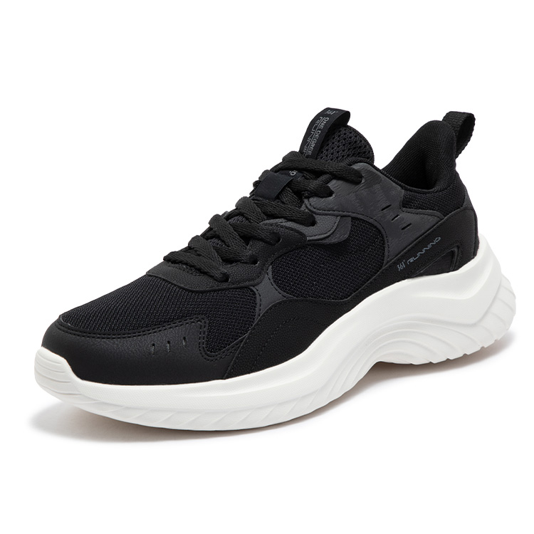 361° Slip Resistant Abrasion Resistant Low top Running Shoes Men’s Black Gray