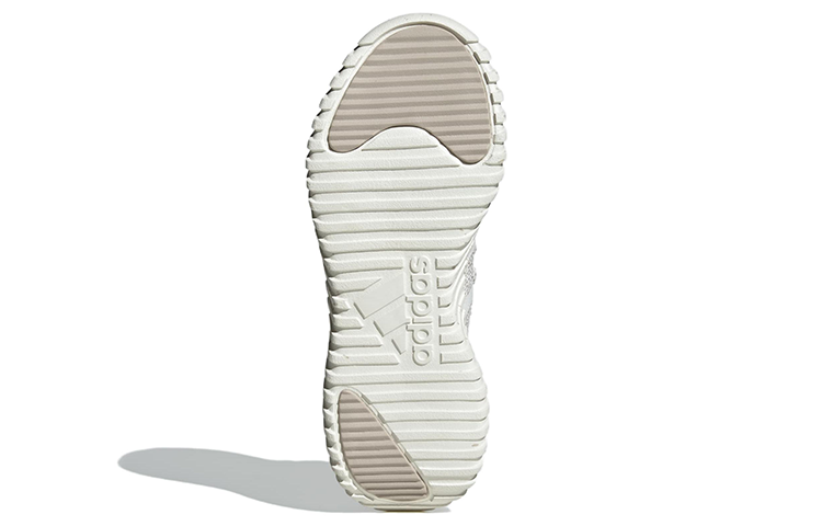 Женские кроссовки adidas neo Kaptir (бежево-белые) — Бежевый / белый — фото 6