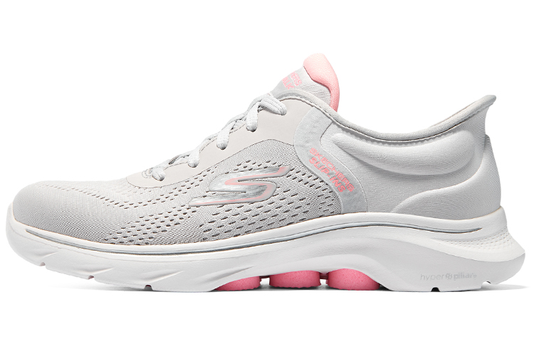 Skechers GO WALK 7 Breathable Rebound Support Low top Walking Shoes Women’s Gray Pink