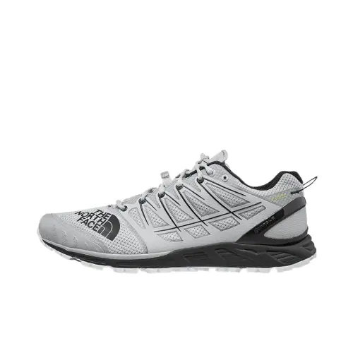 THE NORTH FACE Non Slip And Waterproof Abrasion Resistant Low top Running Shoes Men's Gray