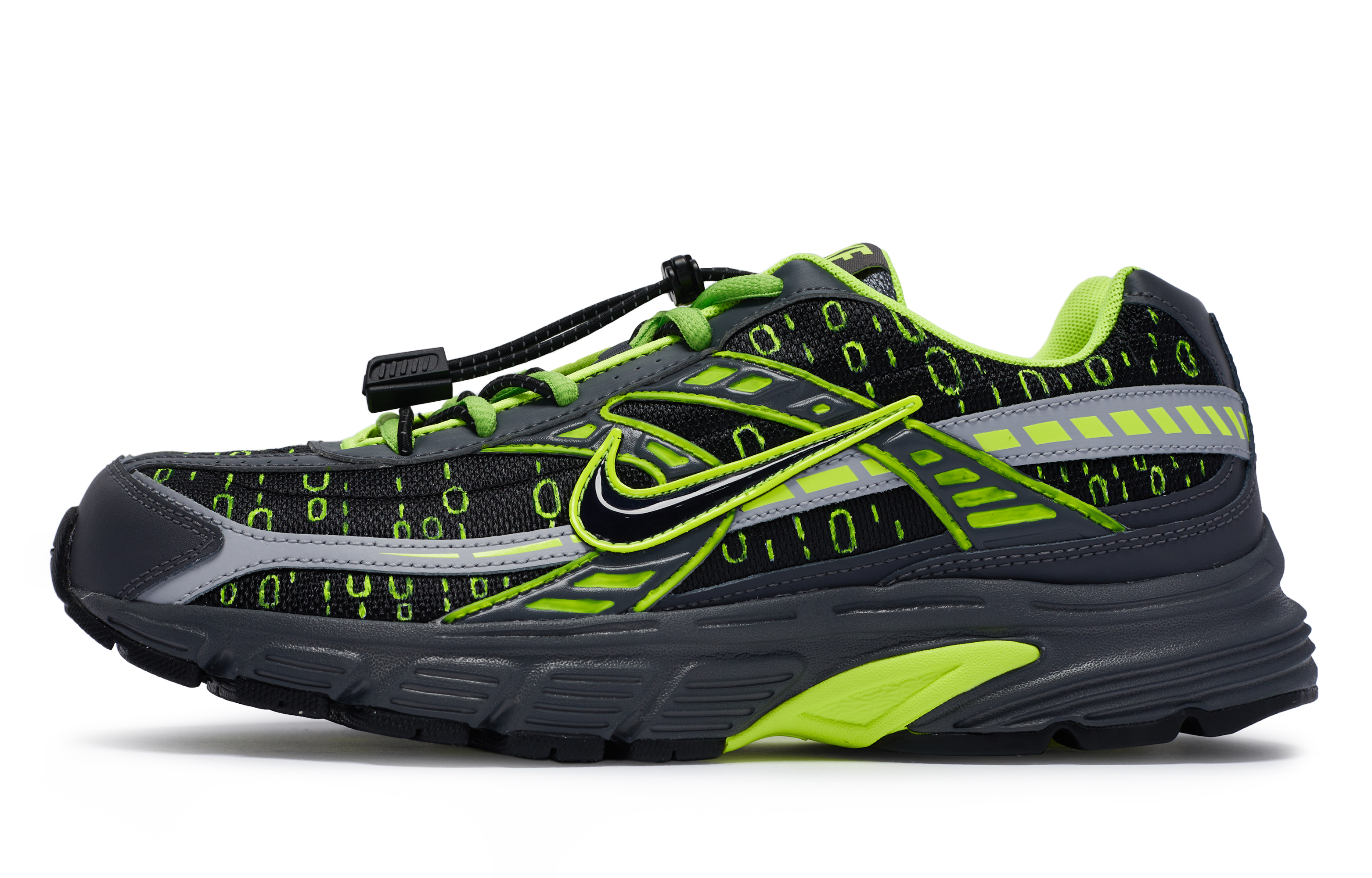 Nike Initiator Low top Running Shoes Men's Black Green Gray