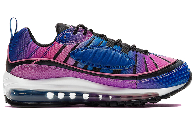 Женские кроссовки Nike Air Max 98 (сине-фиолетовые) — фото 2