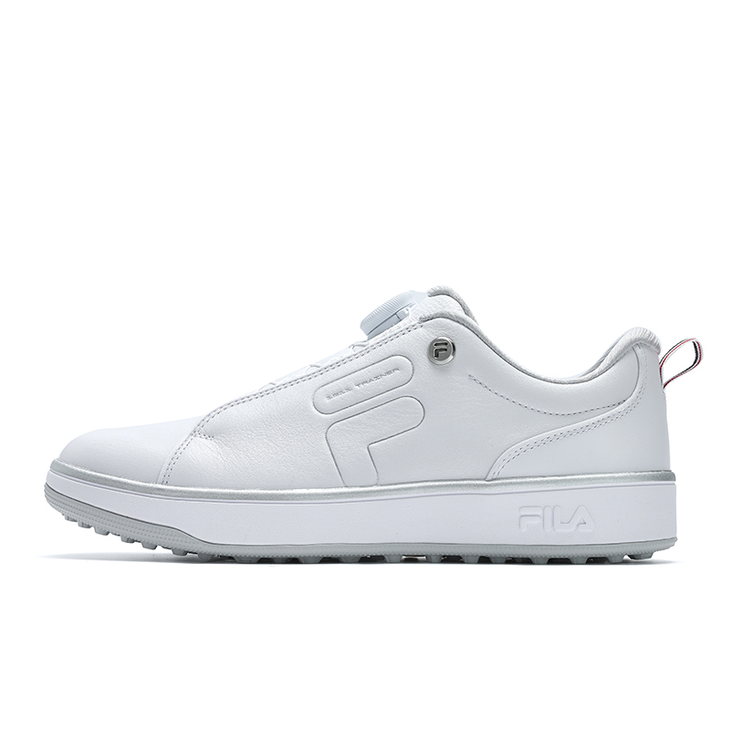FILA Fila GF 1911 Trainer Pure White Simple Business Versatile Lace-Free Shock Absorbing Wear-Resistant Low-top Golf Shoes Men's Fila White