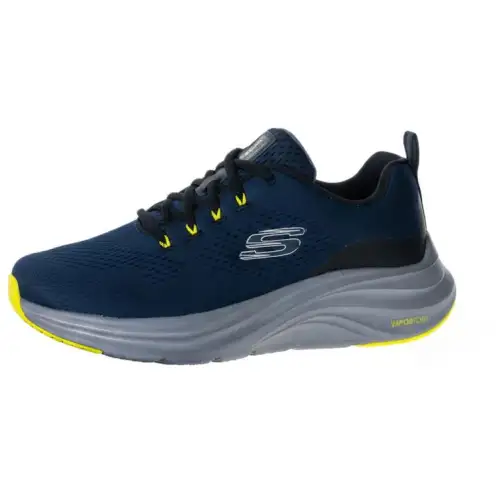 Skechers Vapor Foam Breathable And Lightweight Low top Running Shoes Men's Blue
