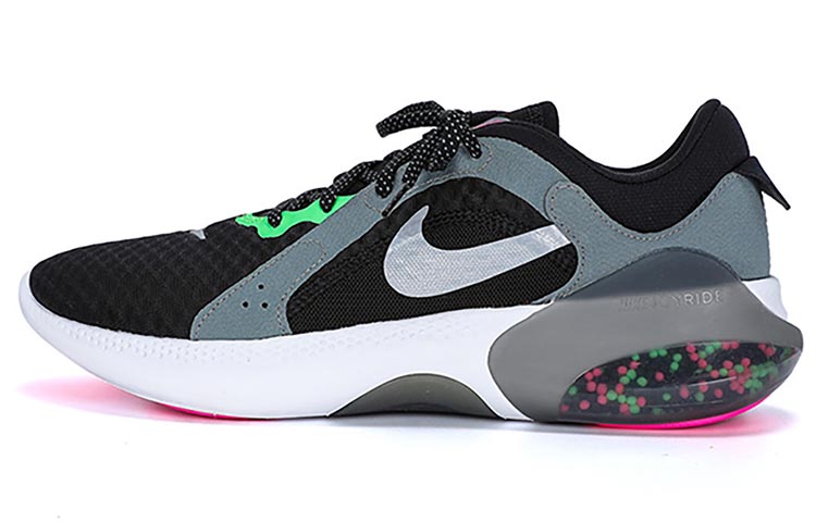 Мужские кроссовки Nike Joyride Dual Run 2 (черно-серебристо-розовые)