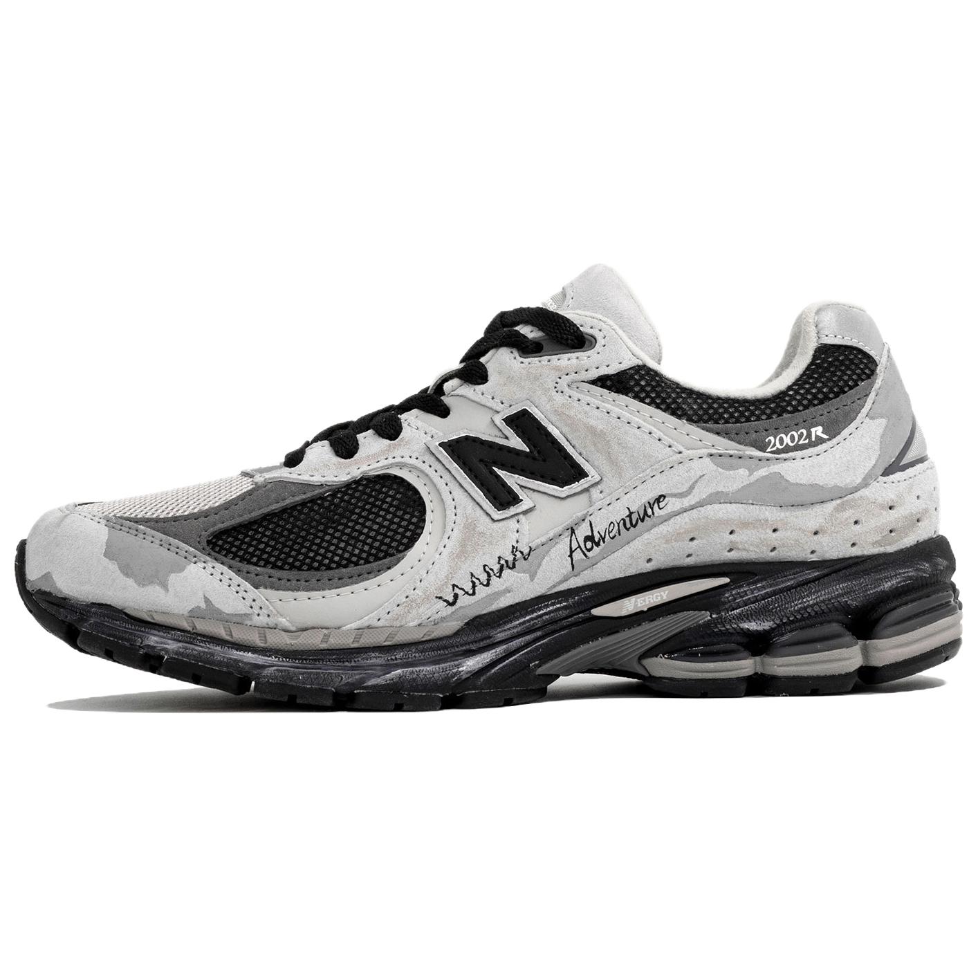 New Balance NB 2002R Abrasion Resistant Low top Running Shoes Unisex Black Gray