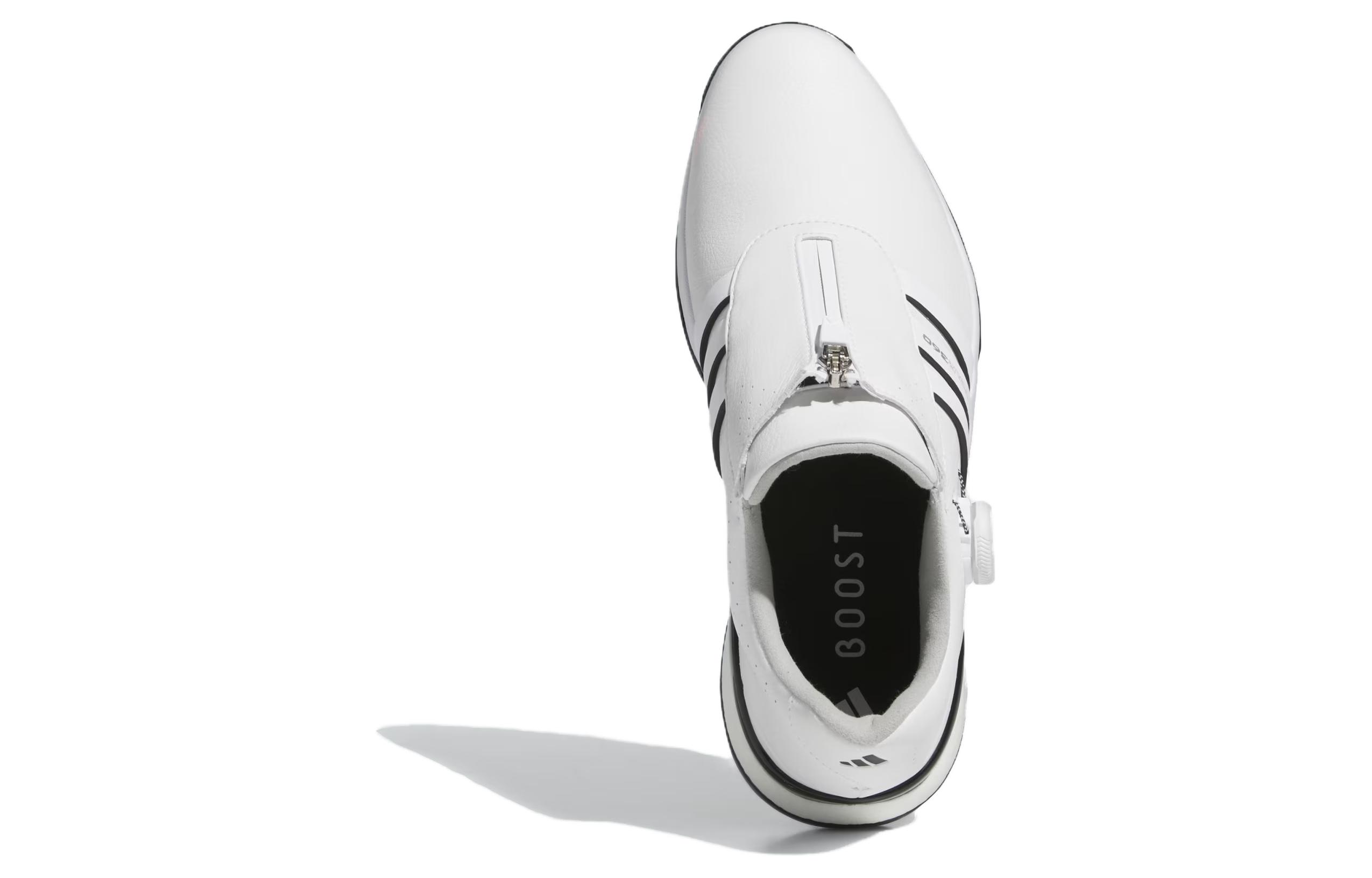 Adidas Tour360 24 Boa Boost Cushioning Abrasion Resistant Cushioning, Wear Resistant Low top Golf Shoes Men’s White