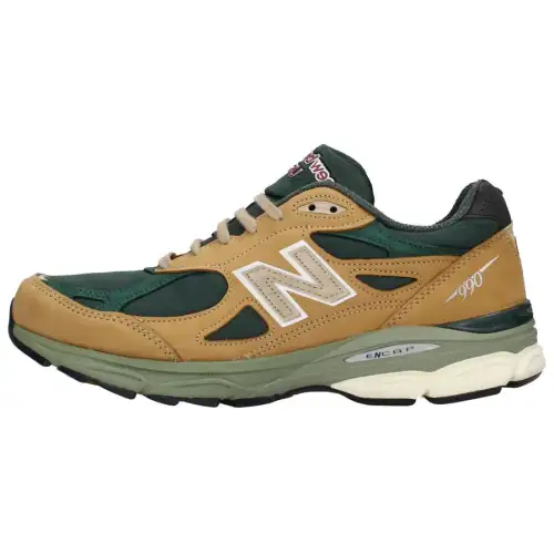 New Balance NB 990 Low top Casual Running Shoes Men's Brown Green