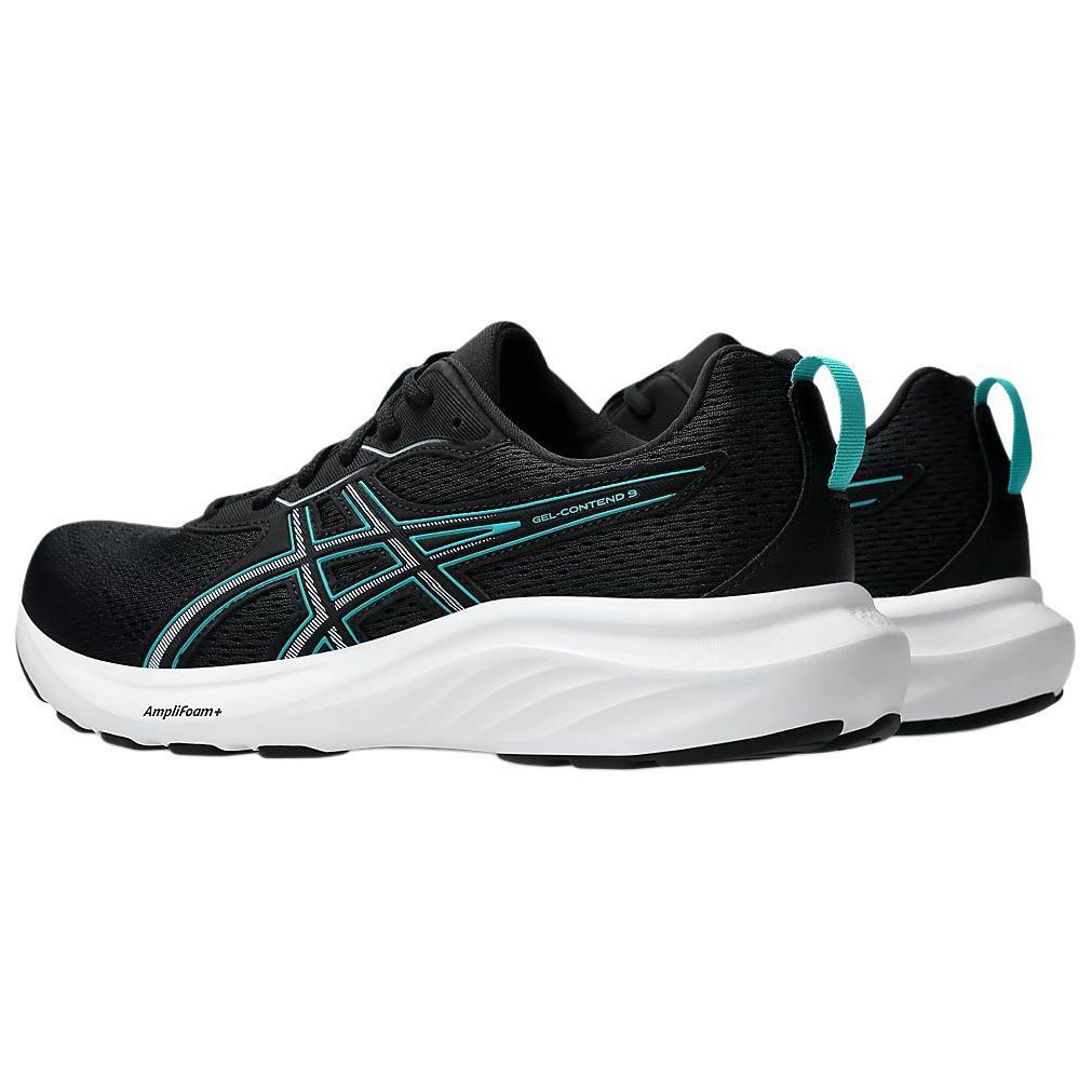 ASICS GEL CONTEND 9 Abrasion Resistant Low top Running Shoes Men’s Black
