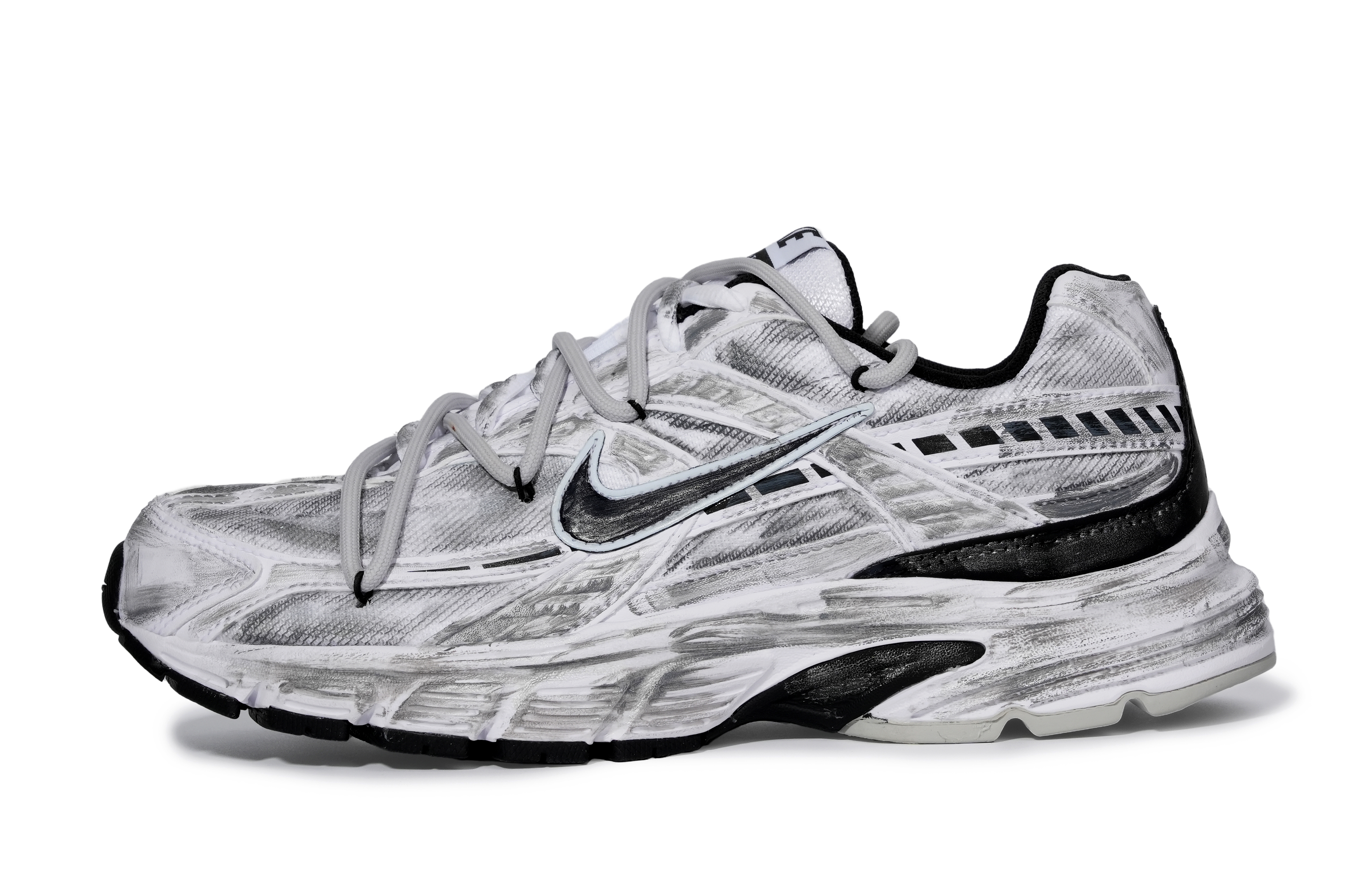 Nike Initiator Abrasion Resistant Low top Running Shoes Unisex Gray Silver