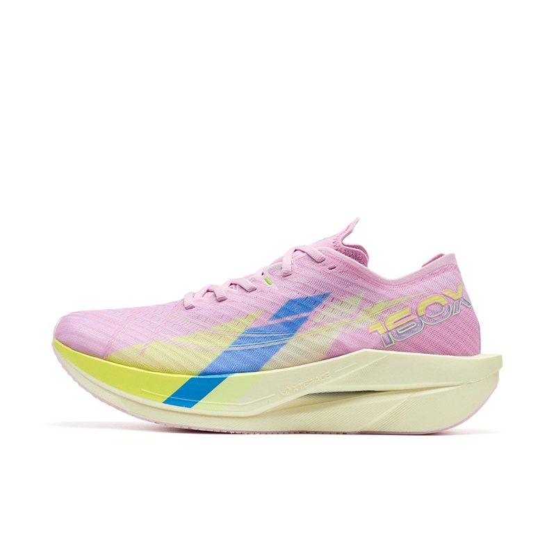 XTEP 160X 6.5 Running Shoes Women’s Low Top Orchid Purple/Electric Pink Green