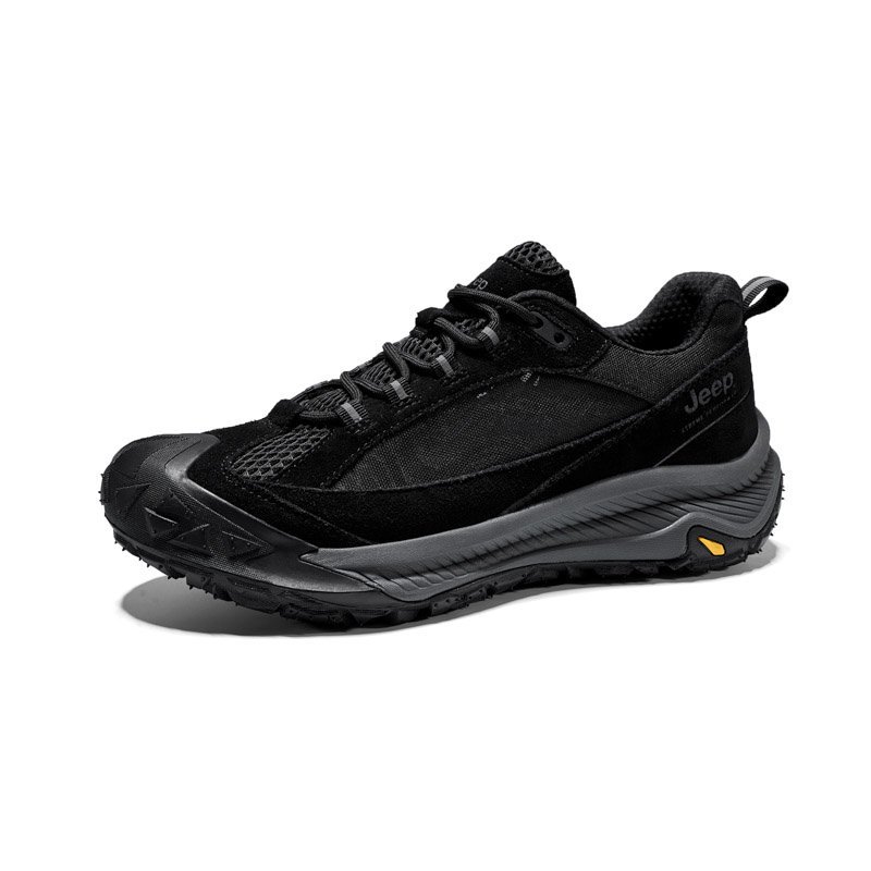 Jeep Moisture Wicking Lightweight Breathable Low top Outdoor Shoes Men’s Black
