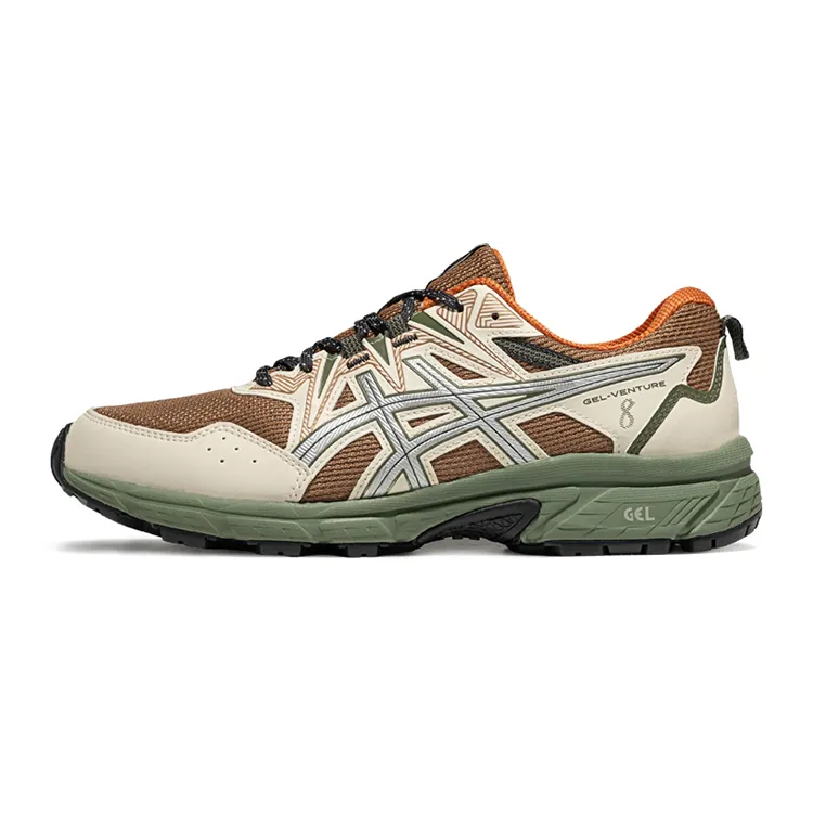 ASICS Gel Venture 8 Low top Running Shoes Men's Brown Gray