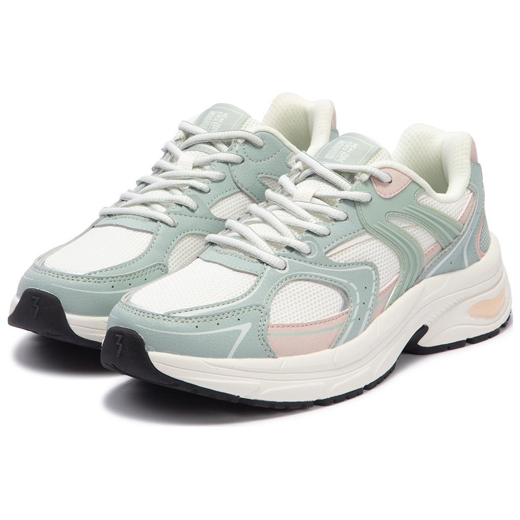 361° Abrasion Resistant Slip Resistant Low top Casual Running Shoes Women’s Green White