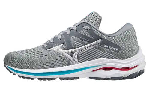 Mizuno Wave Inspire 17 Running Shoes Women's Low Top Blue/Green