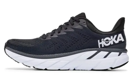 HOKA ONE ONE Clifton 7 Running Shoes Women's Low Top Black