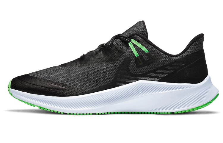 Мужские кроссовки Nike Nike Quest 3 (черно-зеленые)