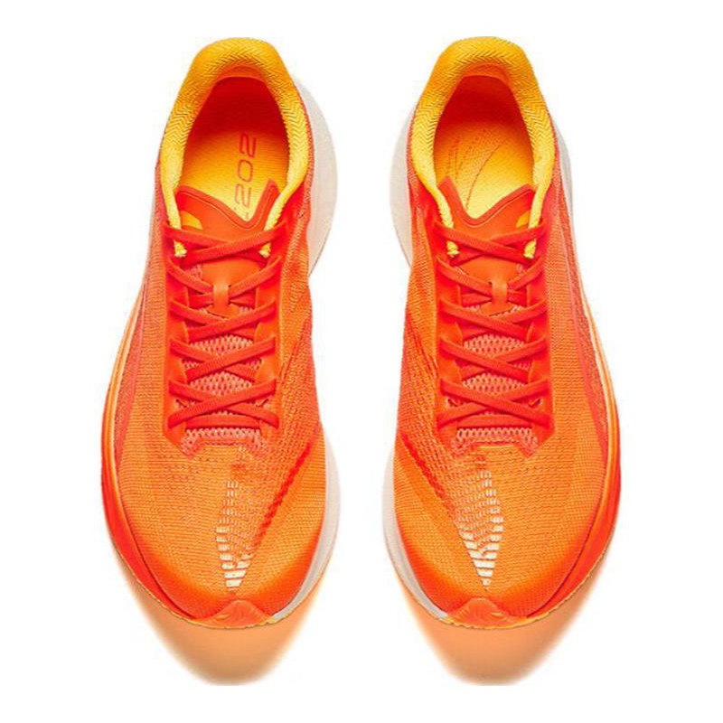 Anta C202 5 Fabric Slip Resistant Abrasion Resistant Low top Marathon Running Shoes Men’s Orange
