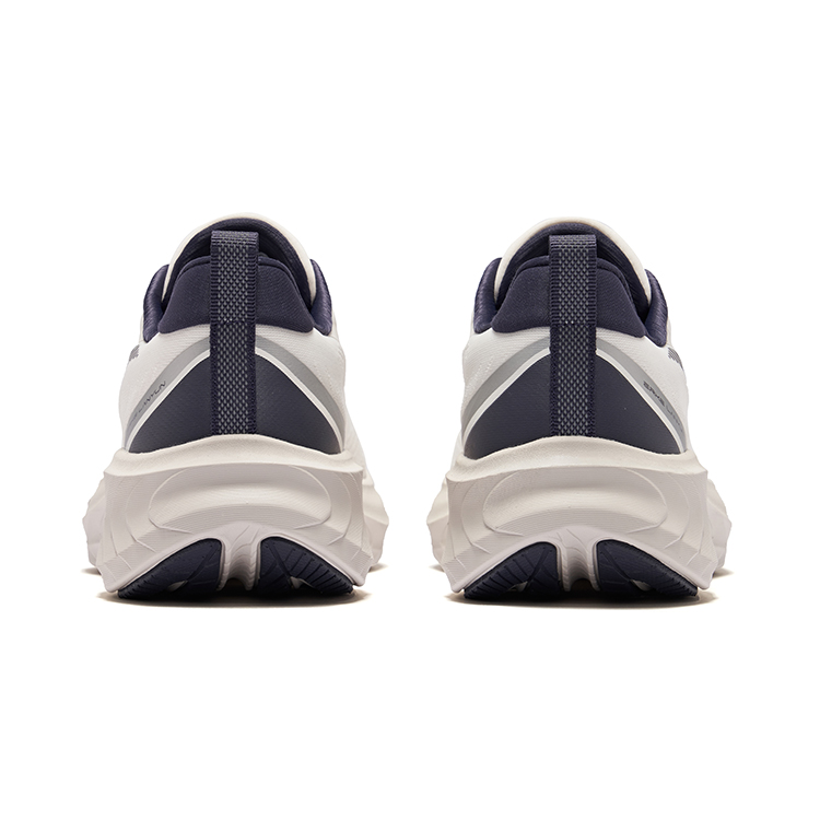 Erke Cushioning Rebound Low top Neutral Force Technology Sprint Running Shoes Men’s Microcrystal White Cosmic Blue