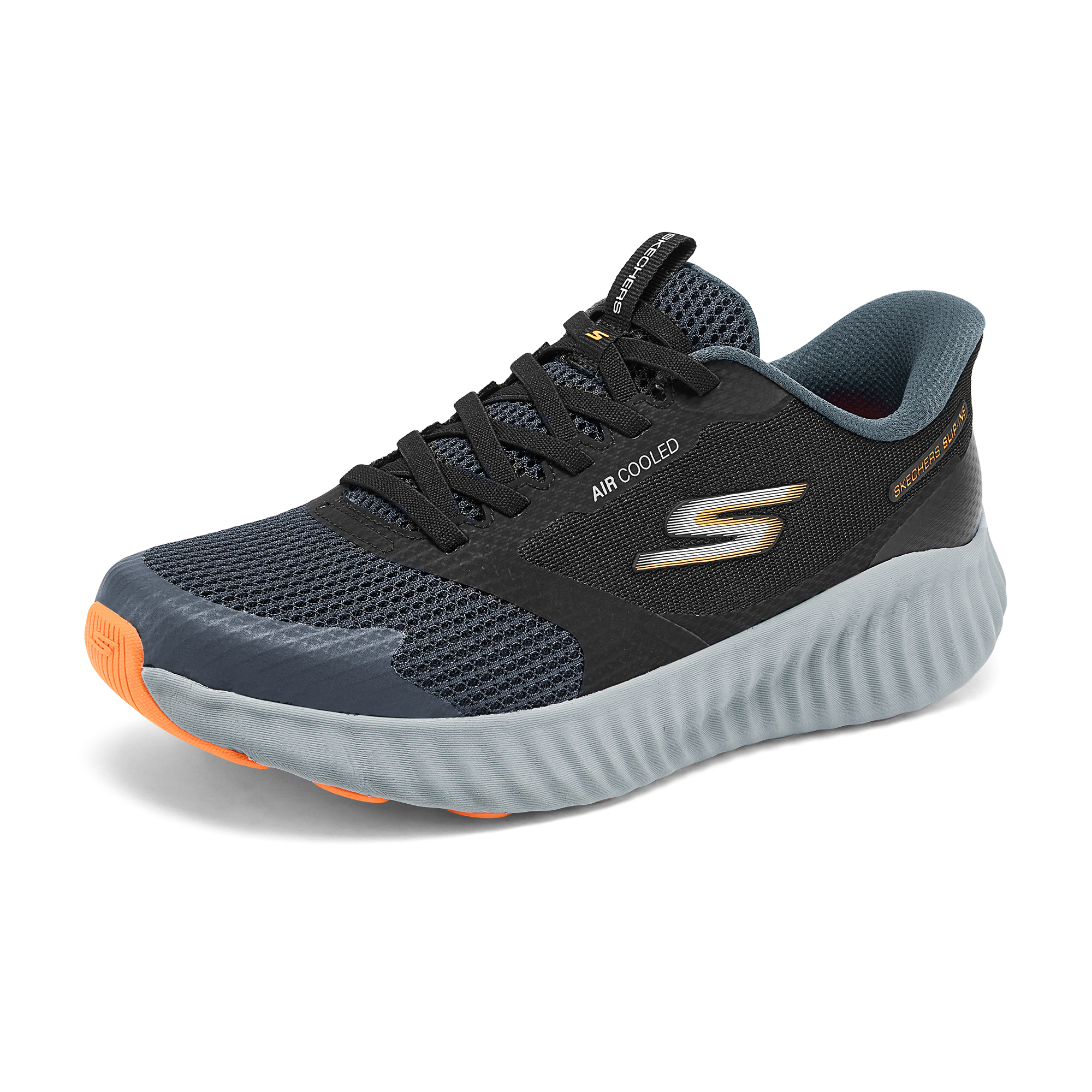 Skechers MEN’S GO Cushioning Support Low top Running Shoes Men’s Black