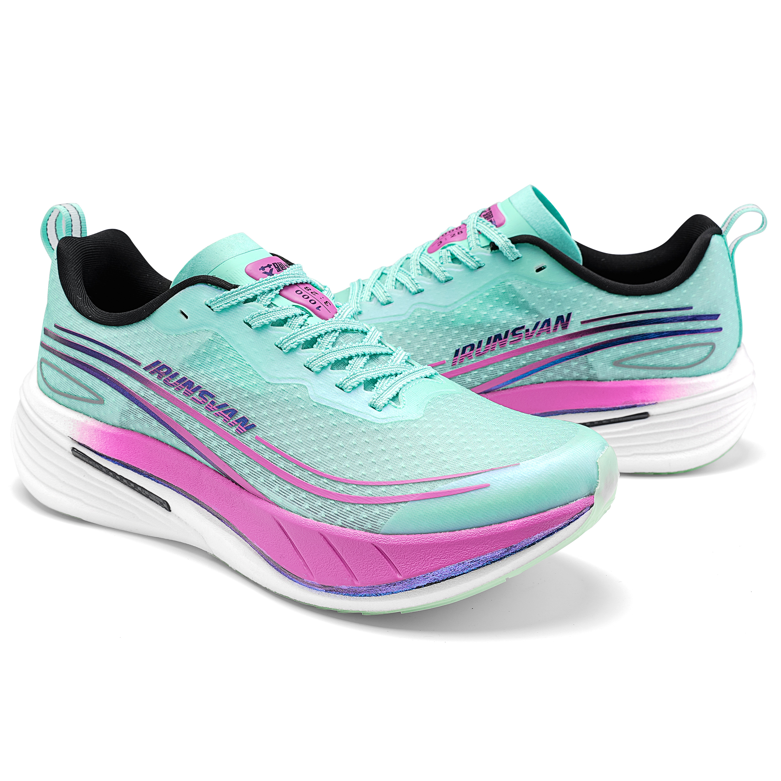 IRUNSVAN Low top Running Shoes Unisex Larkspur And Spring Explorer