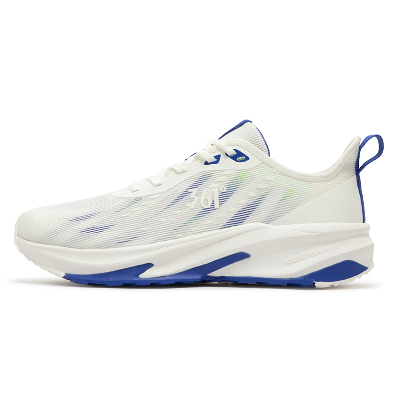 361° Cushioning Breathable Cushioning Breathable Low top Casual Running Shoes Men’s White Blue