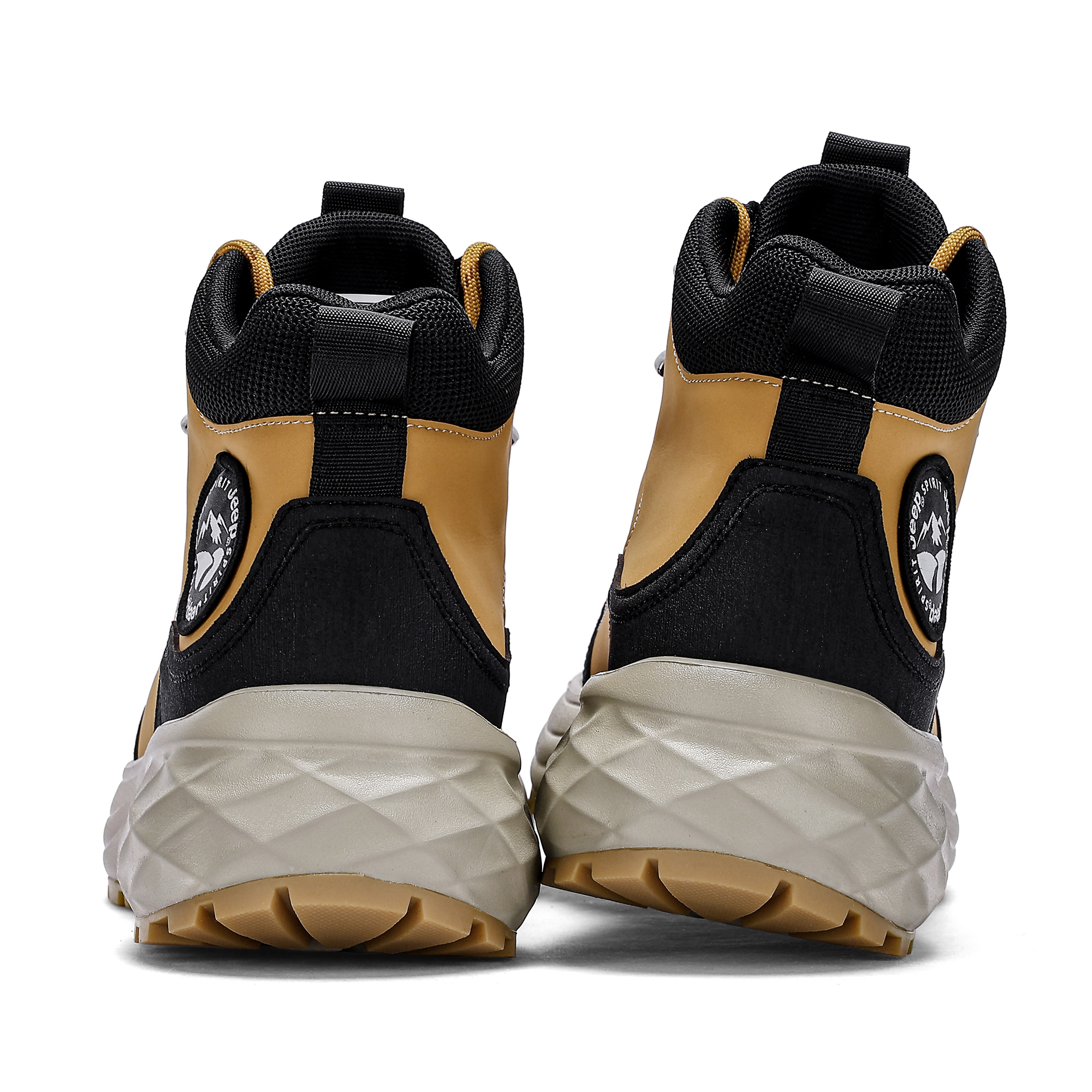 JEEP SPIRIT Cushioning Abrasion Resistant Coverage Lightweight Thermal Height Increasing High top Outdoor Shoes Men’s