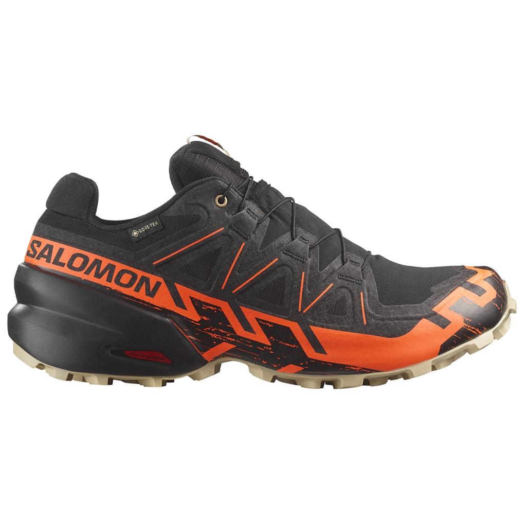 SALOMON Speedcross 6 Trail Running Shoes Unisex Black Orange