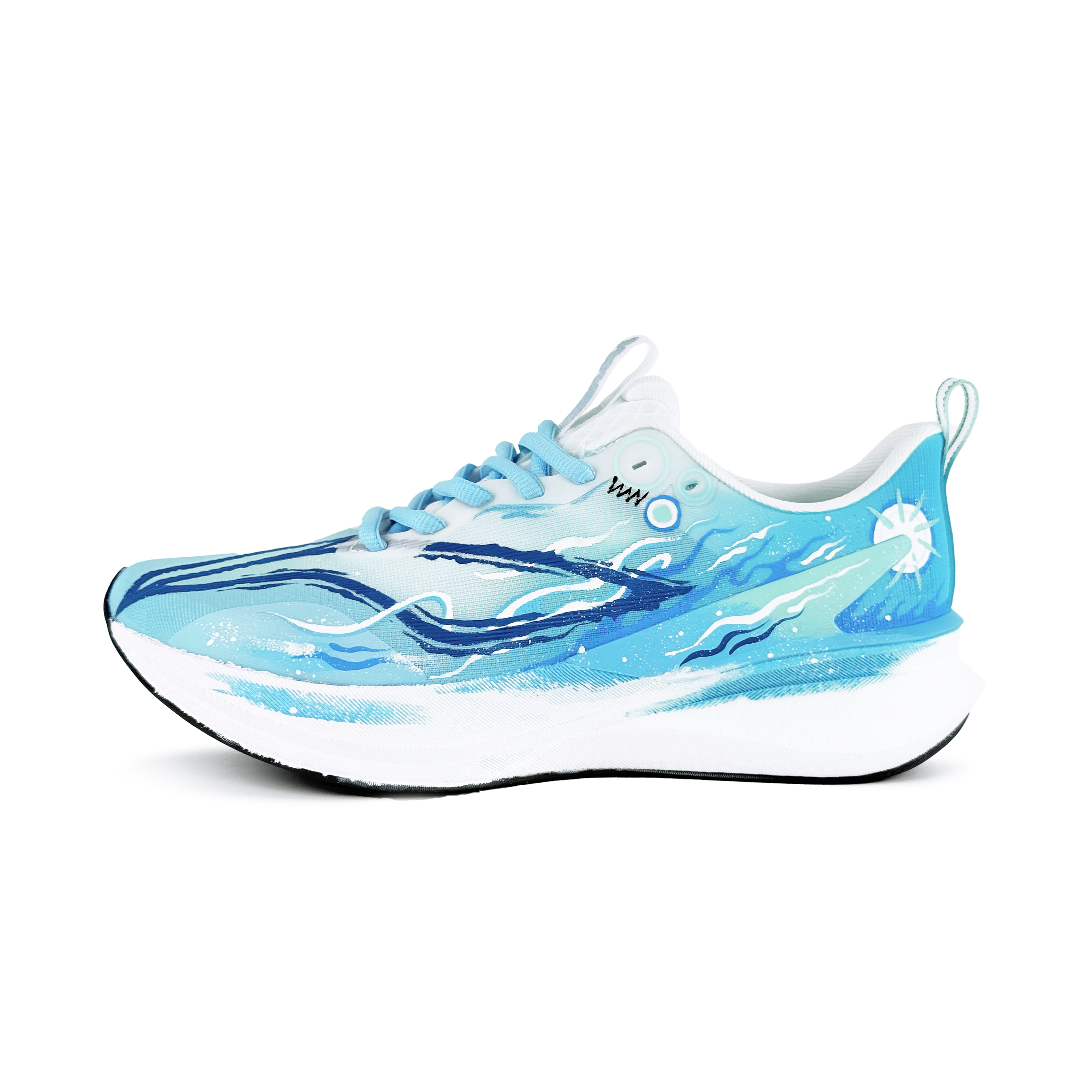 Li Ning Red Hare 8PRO Cushioning Slip Resistant Abrasion Resistant Low top Casual Running Shoes Unisex Blue