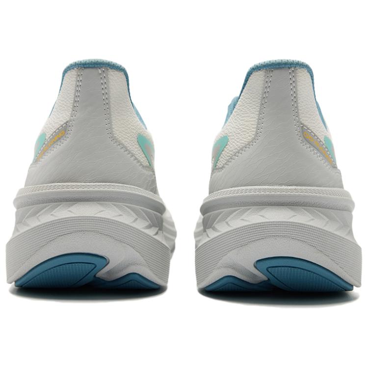 QIAODAN Cushioning Abrasion Resistant Lightweight Low top Casual Running Shoes Men’s White Blue