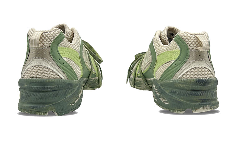 New Balance NB 530 Mesh Low top Running Shoes Unisex Beige Green