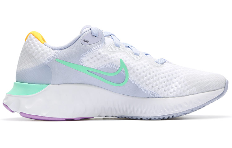 Женские кроссовки Nike Renew Run 2 (бело-сине-оранжевый) — фото 2