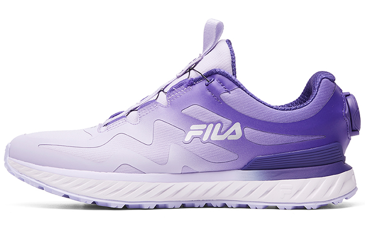 FILA Fence Textile, TPU Cushioning Abrasion Resistant Breathable Low top Running Shoes Women's Purple